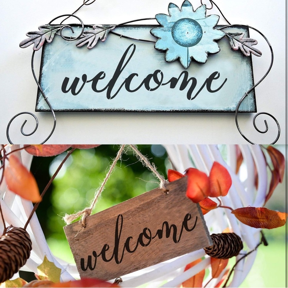 New 12 Phrase Stencils in Two Sizes for Motivation, Inspiration Back to School - Picture 4 of 7